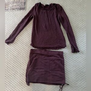 Free People Beach Skirt Set